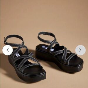 Anthropologie Caverley II Cal Wedge Sandals